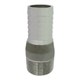 thumbnail image 2 of Gloxco Combination (KC) Nipple Fitting, 1-1/2″ Hose Shank x 1-1/2″ Male NPT, Steel (KCN-150-NPT-ST), 2 of 4