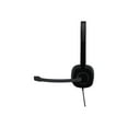 thumbnail image 4 of Logitech H151 Stereo Headset with Noise-Cancelling Mic - Headset - on-ear - wired - black, 4 of 9