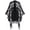 Black, variant on Women Scottish Classic Shawl Wraps Colored Plaid Procho Tassel Sweater Cape Scarf