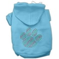 thumbnail image 6 of Christmas Pet, Dog  Cat Hoodie Rhinestone, "Holiday Paw", 6 of 6
