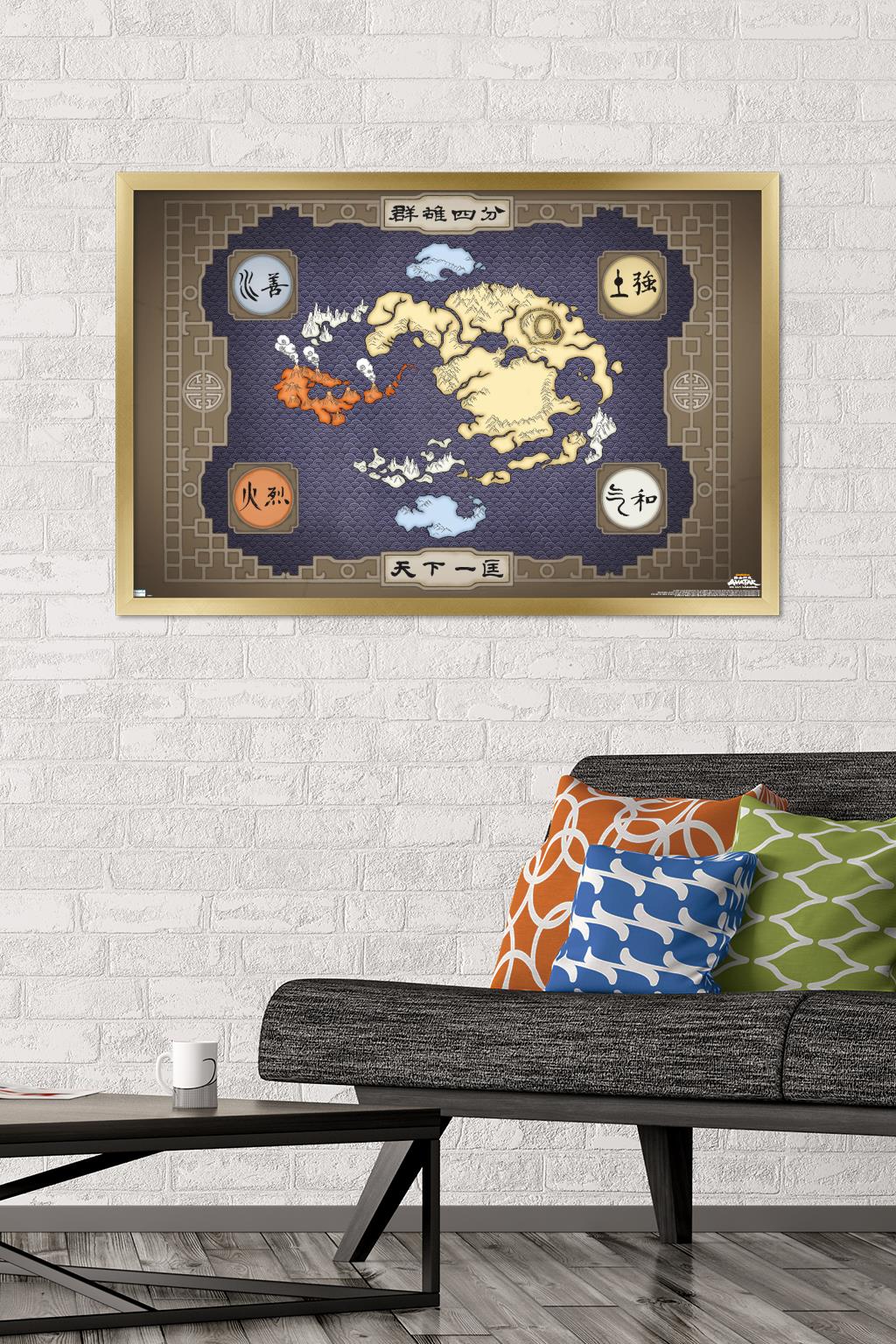 Avatar - Map Wall Poster, 22.375" x 34", Framed - image 2 of 5