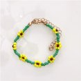 thumbnail image 3 of Bracelet de Perles Réglable Fleur Mode Bracelet Bohème Bracelet Boho pour Fille, 3 of 10