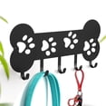 thumbnail image 1 of CUITING Dog Lead Hanger Holder Wall Mounted with 5 Hooks Metal Leash/Key Rack Hooks, 1 of 10