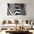 thumbnail image 2 of Elephant Stock Zebra Eye Wall Art - Horizontal Multi Panel Canvas - Living Room Wall Decor - Animal Multi Panel - Black And White Decor - 74" x 48", 2 of 8