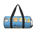 thumbnail image 2 of KLL Hello Spring Sunflower Gnomes Duffle Bag For Men Women Sport Gym Fitness Tote Travel Training Workout Basketball Football Weekender, 2 of 8