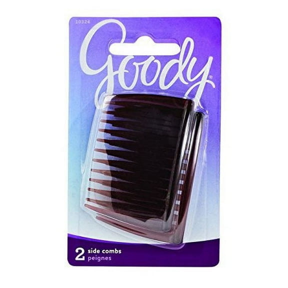 Goody Side Hair Combs, Mock Tortoise, 2-count