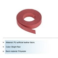thumbnail image 3 of Unique Bargains Leather Straps Strip Belt 1.2cm(0.5' Width) Leather Strips String Bright Red for DIY Craft, Key Chains, 3 of 5