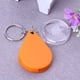 thumbnail image 2 of 10X Lente Vidrio Portátil Plástico Con Tapa Llavero () Naranja, 2 of 6