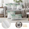 thumbnail image 6 of Green Eucalyptus Leaf Pillow Covers 2 Pack Spring Plant Rustic Farmhouse Watercolor Pillowcase Waterproof Outdoor Throw Pillow Cover for Patio Garden Square Cushion 24”x24”, 6 of 9