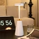 thumbnail image 5 of Lámpara de mesa ambiental inalámbrica, recargable por USB, para sala de estar, dormitorio, luces LED de noche de metal., 5 of 6