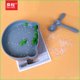 thumbnail image 5 of Juego de vajilla para niños con plato de oso de silicona de grado alimenticio para bebé, 5 of 6