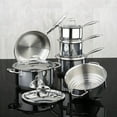 thumbnail image 3 of Meyer Accolade Stainless Steel Cookware Set, 11-Piece, Made in Canada, 3 of 8