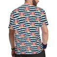 thumbnail image 2 of Wukai Popcorn Print Men's Short-Sleeved Mesh T-Shirt,Quick-Dry Short Sleeve Workout T-Shirt-, 2 of 8