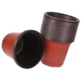 thumbnail image 4 of FRCOLOR 50pcs Convenient Plastic Nursery Pot Thickened Plant Nursery Pot Flower Breeding Container, 4 of 8