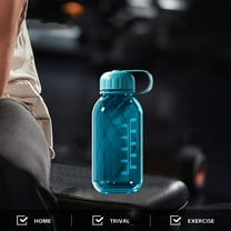 Leakproof Sports Water Bottle with Handle, 800ml Gym Space Cup, Fitness Water Bottle for Yoga, Exercise and Outdoor Activities