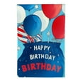 thumbnail image 2 of PHYHOO Garden Flag Happy Birthday Garden Flag Personalized Independence Day Welcome Garden Flag 4th of July Birthday Gifts Outdoor Decorations Yard House Patio Porch White, 2 of 6