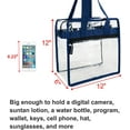thumbnail image 2 of Clear Cross Body Messenger Shoulder Bags With Adjustable Strap And Zipper Pocket, 2 of 4