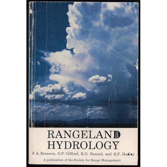 Pre-Owned Rangeland Hydrology (Hardcover) 0840324081 9780840324085