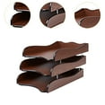 thumbnail image 6 of Dualoai Wood Inbox Tray Letter Tray Holder Sturdy Stackable for Desk Wooden Shelves for, 6 of 9