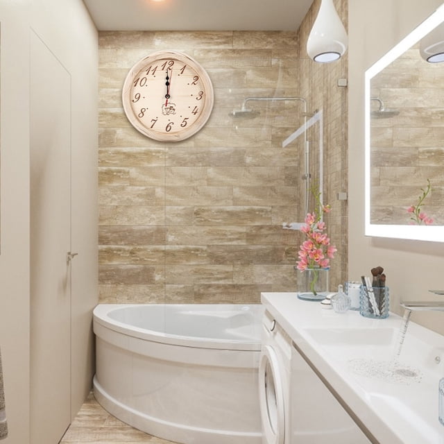 Clock, Wooden Clock Humidity For Bedroom For Living Room