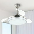 thumbnail image 1 of Belladepot 42 In Sliver LED Retractable Ceiling Fan with Led Light Kit and Remote Control, 1 of 10