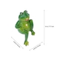 thumbnail image 4 of 2pcs Decor Frog Figure Toy Fairy Garden Miniature Outdoor Lovers, 4 of 6