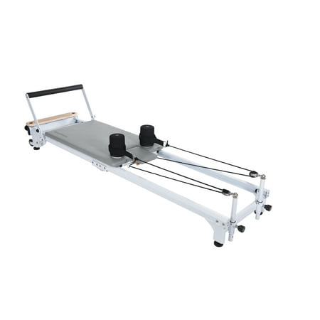Stamina AeroPilates Precision Series Reformer Machine for Home Exercise Workouts, White