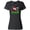 AB-Black, variant on Inktastic Oma Claus with Christmas Santa Hat and Snowflakes Women's T-Shirt