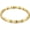 Gold, variant on Jewelers Stainless Steel Bamboo Style Classic Plain Open Clasp Bangle Bracelet