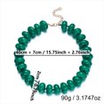 thumbnail image 3 of NICKSUN Vibrant Dopamine Color Resin Beaded Choker Necklace, Smooth Flat Round Disc Collarbone Statement Necklace, Minimalist Summer Vacation Stackable Jewelry, 3 of 7