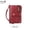 Red-Free Size, variant on Women's RFID Blocking Tri Fold Leather Wallet 5.51 In Large Capacity Detachable Wrist Strap Organizer For Credit Cards Cash Coins Daily Commute Travel Shopping Home Fashion Decor Wallets