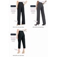 thumbnail image 6 of Roaman's Women's Plus Size Tall Plus Size Wide Leg Bend Over Pant, 6 of 6