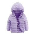 thumbnail image 2 of Blekii down Like Jacket 4-12 Years, Childrens Lightweight Hooded Puffer Coat Windproof Warm Outerwear, Winter Outdoor, Cold Weather, Travel, School, Play, Casual Outing, Seasonal Jacket, Snow, 2 of 9