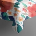 thumbnail image 5 of Pioneer Flower Floral Print Pattern Square Tablecloth,Waterproof Square Table Cover,Wipeable Spillproof Washable Table Cover for Home Kitchen Party Decor 42"X42"(107x107cm), 5 of 6