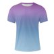 thumbnail image 3 of Camisetas de Manga Larga para Hombres Imprimir Camiseta de Cuello Redondo, Top de Manga Corta Casual para la Primavera Y el Verano, 3 of 5