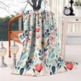 thumbnail image 2 of Pioneer Flower Blanket,Comfortable Soft Flannel Throw Blanket,All Season,Warm Lightweight Blankets for Sofa Bed Couch Living Room Chair,40"x50"(100x130cm), 2 of 4