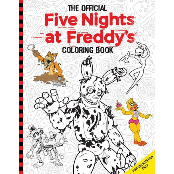 Download Official Five Nights At Freddy S Coloring Book Walmart Com Walmart Com