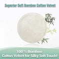 thumbnail image 4 of Chloven Reusable Makeup Remover Pads 24 Pack - Washable Eco-Friendly Bamboo Velour Pads for All Skin Types,Bamboo Reusable Cotton Rounds for Toner, with Cotton Laundry Bag and Round Box for Storage, 4 of 4