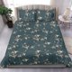 thumbnail image 3 of Juego de cama negro con estampado de círculos de avión, 3 of 4