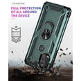 thumbnail image 4 of Allytech Kickstand Case for Moto G Stylus 5G 6.8-Inch, Military Grade Protection Ring Stand Holder Compatible with Car Mount Bumper Defender Case Cover for Motorola G Stylus 5G - Darkgreen, 4 of 7