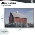 thumbnail image 4 of Stupell Industries Rustic Lodge End Of The Field Cottage Gray Framed Giclee Art, 24 x 16, by Nathan Larson, 4 of 8