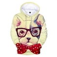 thumbnail image 4 of Sudadera con capucha de bulldog francés con estampado 3D de animales, perro, mujer, hombre, niña, chaqueta informal estilo Harajuku, ropa de calle, abrigo de manga larga, 4 of 5