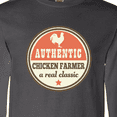 thumbnail image 4 of Inktastic Chicken Farmer Long Sleeve T-Shirt, 4 of 5