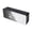 Black, variant on Mirror Alarm Clock with Auto Dimming, Compact Bedside Desk Clock, Dual Power USB Battery Operated
