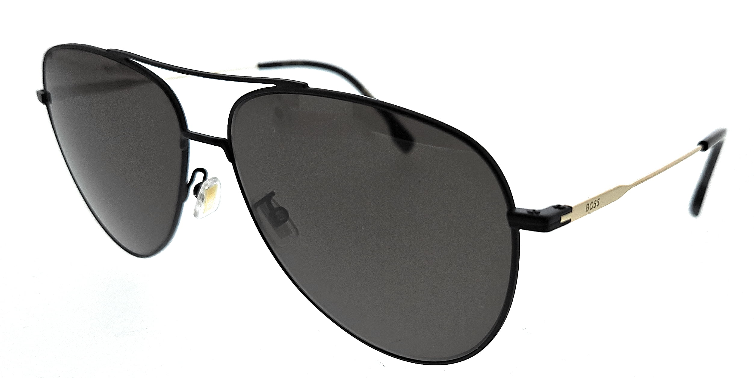 Hugo Boss Silver Mirror Rectangular Men's Sunglasses BOSS 1556/O/S