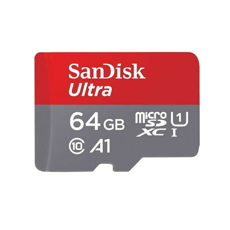 SanDisk Ultra 64GB Class 10 MicroSDXC Memory Card - SDSQUAR-064G-GN6MN