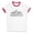 White/Red, variant on Skyline Indianapolis Indiana Ringer Tee Shirt Unisex Medium White/Red
