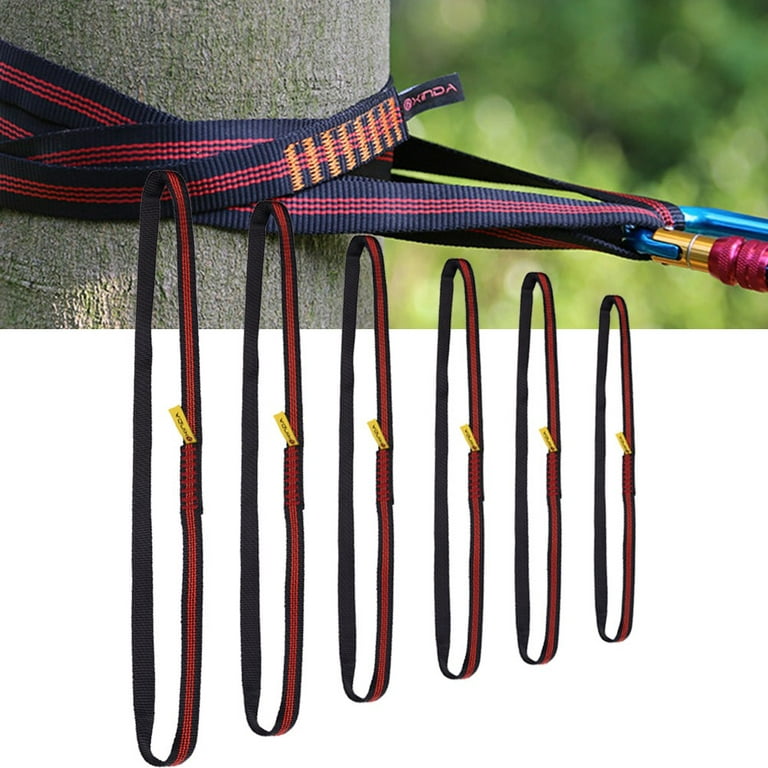 22KN Polyester Webbing Strap Sling Bearing Cord For Rock Climbing Tree  Arborist