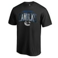 thumbnail image 2 of Men's Black Vancouver Canucks Arch Smoke T-Shirt, 2 of 3