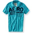 thumbnail image 1 of Polo de Rugby Aeropostale Hombres Aero Reg. Trademark Verde Extragrande, 1 of 1